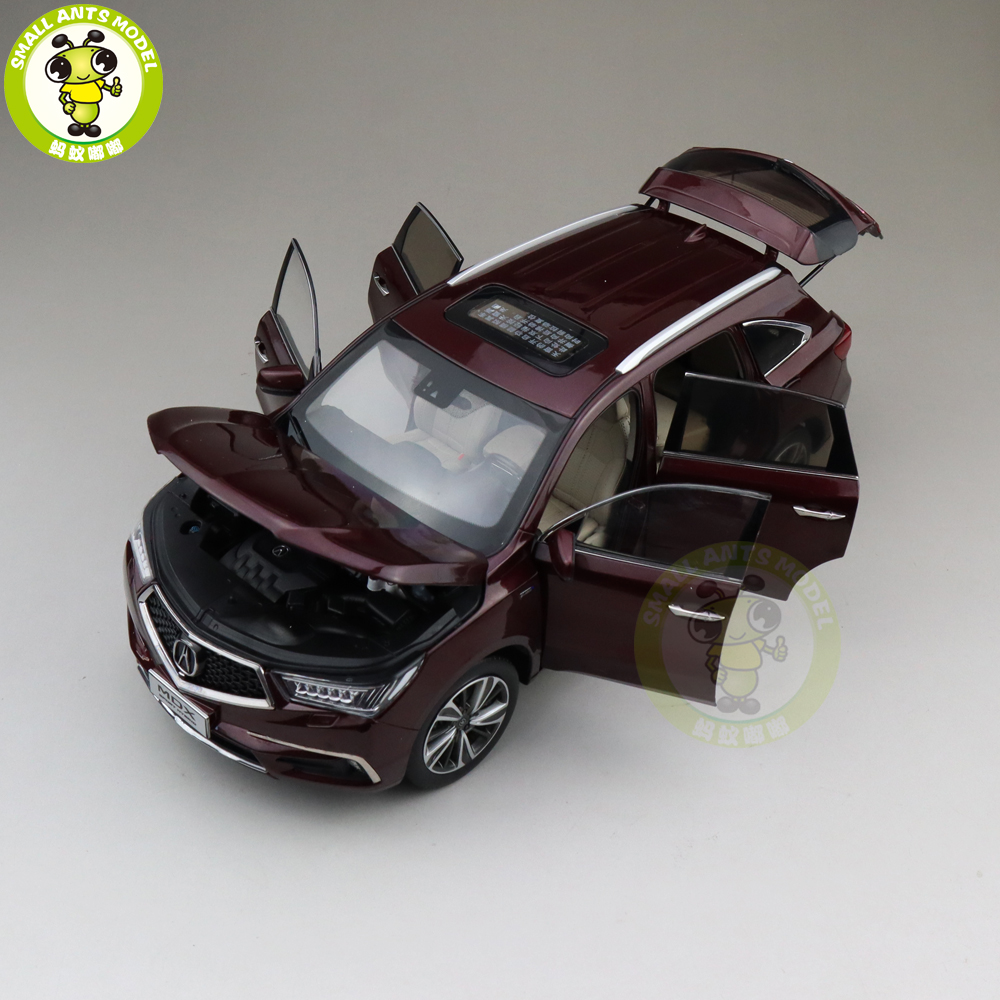 1/18 Honda ACURA MDX Sport Hybrid SUV Diecast Metal Car SUV Model