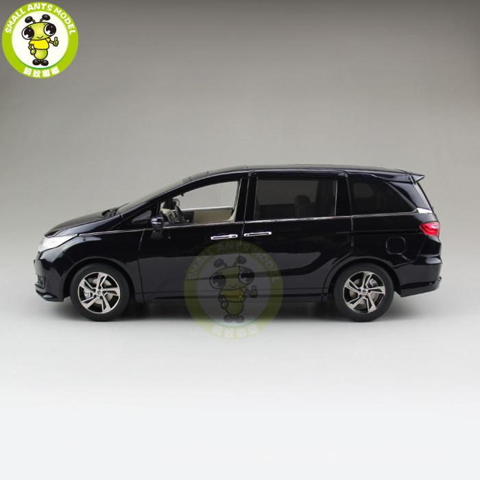 1/18 Honda MPV Odyssey Commercial vehicle Diecast Metal MPV Car SUV Model Toys Boy Girl Gift Collection Hobby Dark Blue