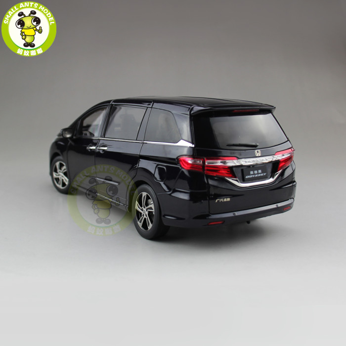 1/18 Honda MPV Odyssey Commercial vehicle Diecast Metal MPV Car SUV Model Toys Boy Girl Gift Collection Hobby Dark Blue