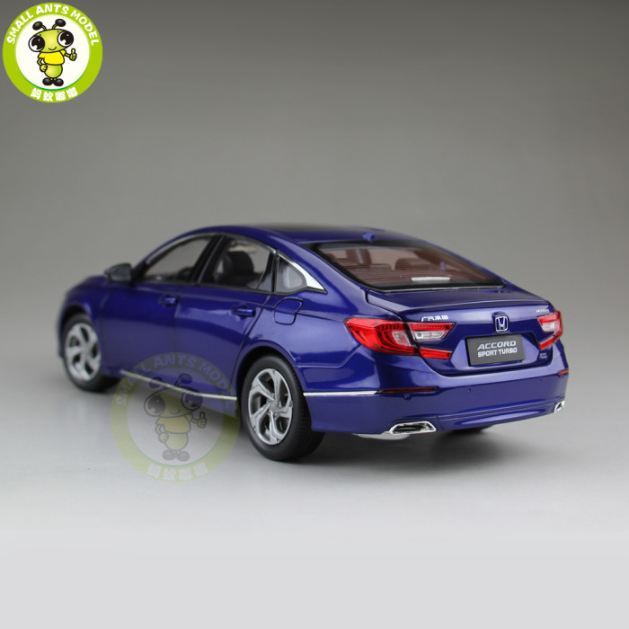 1/18 Honda Accord 10th Sedan Diecast Metal Car Model Toys Boy Girl Gift Collection Hobby Blue