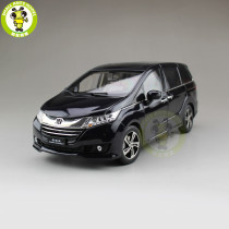 1/18 Honda MPV Odyssey Commercial vehicle Diecast Metal MPV Car SUV Model Toys Boy Girl Gift Collection Hobby Dark Blue