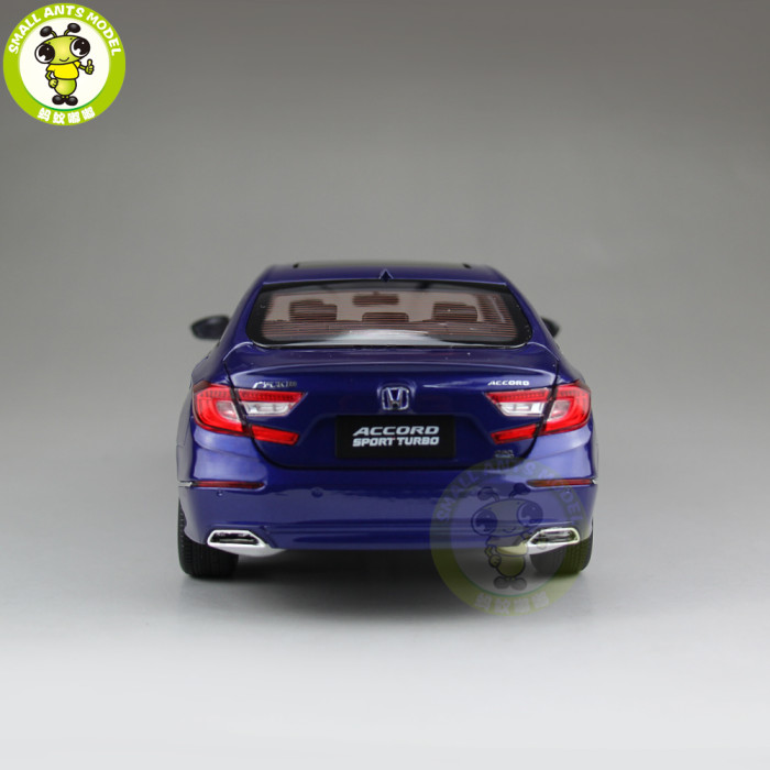 1/18 Honda Accord 10th Sedan Diecast Metal Car Model Toys Boy Girl Gift Collection Hobby Blue