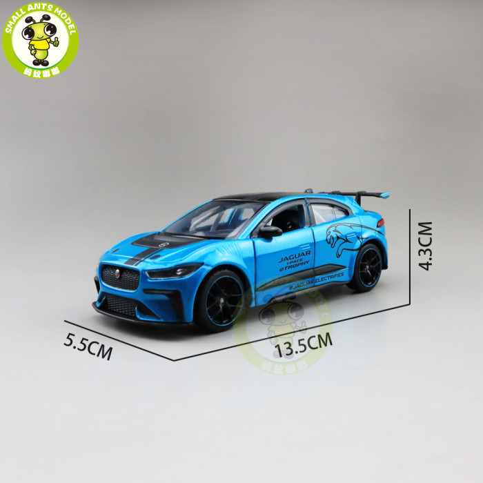 1/36 JACKIEKIM Jaguar I-PACE eTROPHY Diecast Model CAR Toys for kids Pull Back Boys Girls gifts