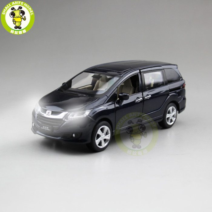 1/32 JKM Honda Odyssey 2015 MPV Diecast Metal Model CAR Toys for kids children Sound Lighting Pull Back gifts collection hobby