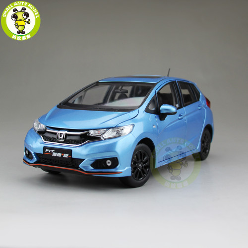 1/18 Honda FIT Sport 2018 Diecast Metal Car Model Toys Boy Girl Birthday Gift Collection Hobby Blue