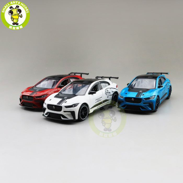 1/36 JACKIEKIM Jaguar I-PACE eTROPHY Diecast Model CAR Toys for kids Pull Back Boys Girls gifts