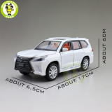 1/32 JACKIEKIM Toyota Lexus LX570 SUV Diecast Model CAR Toys for kids Sound Lighting Pull Back Car Boy Girl gifts