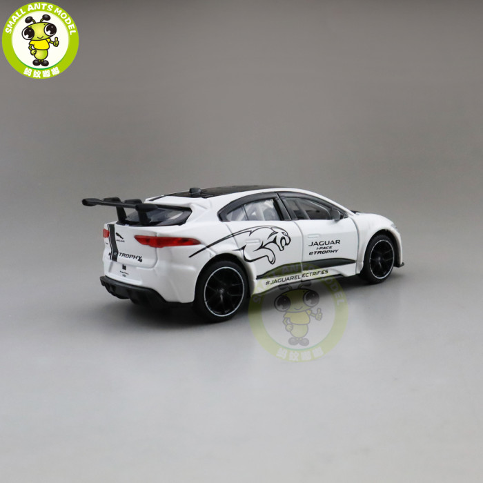 1/36 JACKIEKIM Jaguar I-PACE eTROPHY Diecast Model CAR Toys for kids Pull Back Boys Girls gifts