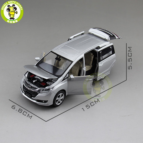 1/32 JKM Honda Odyssey 2015 MPV Diecast Metal Model CAR Toys for kids children Sound Lighting Pull Back gifts collection hobby