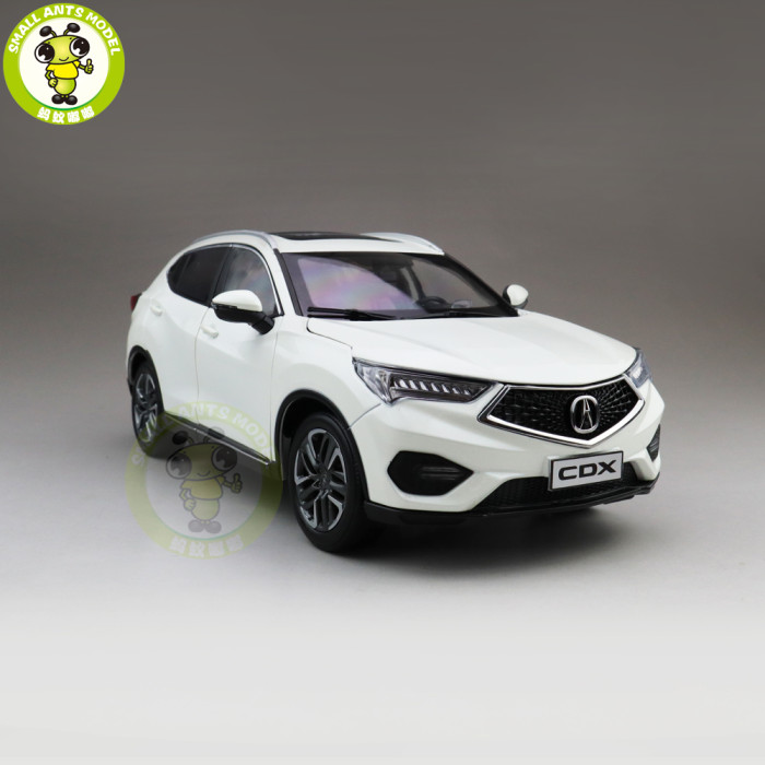 1/18 Honda ACURA CDX SUV Diecast Metal Car SUV Model Toys For Kids Boy Girl Gift Collection Hobby White