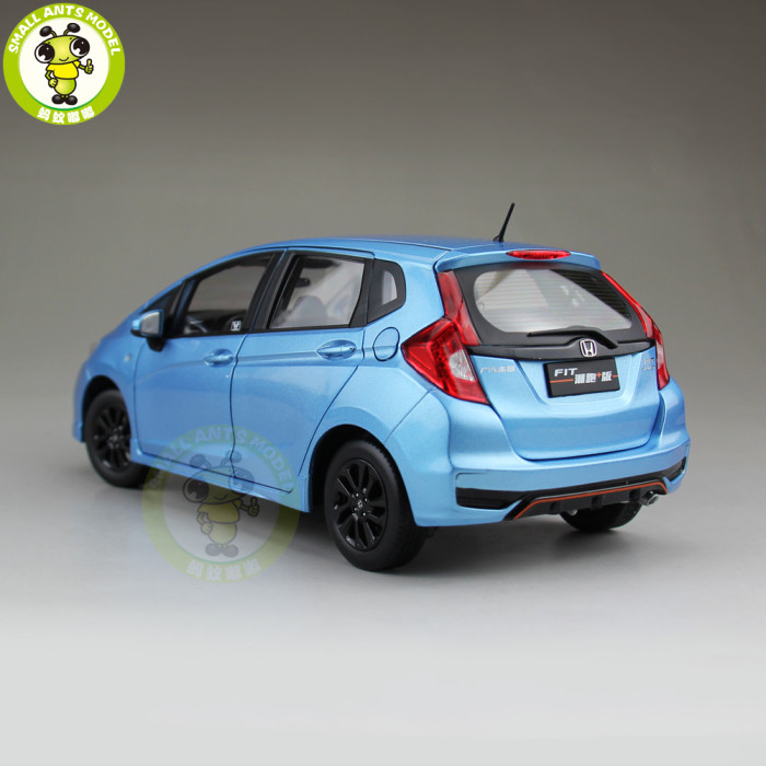 1/18 Honda FIT Sport 2018 Diecast Metal Car Model Toys Boy Girl Birthday Gift Collection Hobby Blue
