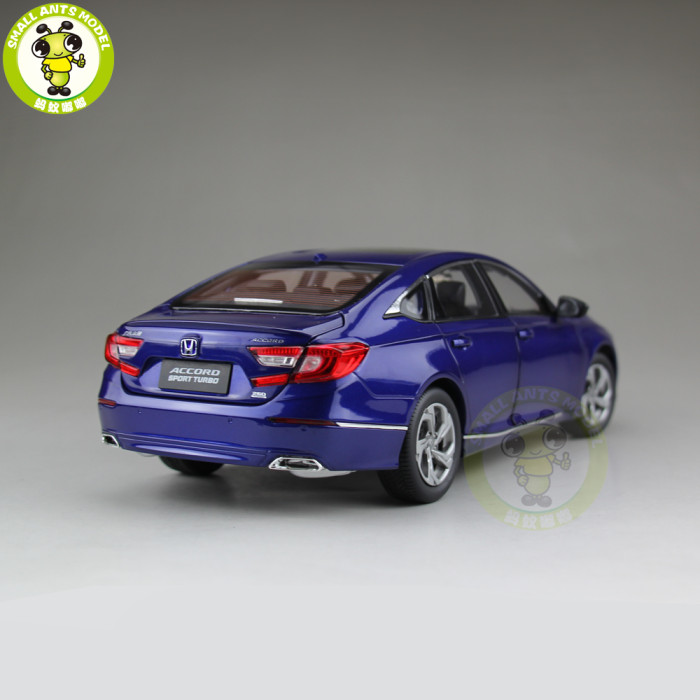 1/18 Honda Accord 10th Sedan Diecast Metal Car Model Toys Boy Girl Gift Collection Hobby Blue