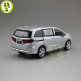 1/32 JKM Honda Odyssey 2015 MPV Diecast Metal Model CAR Toys for kids children Sound Lighting Pull Back gifts collection hobby