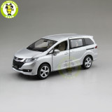 1/32 JKM Honda Odyssey 2015 MPV Diecast Metal Model CAR Toys for kids children Sound Lighting Pull Back gifts collection hobby