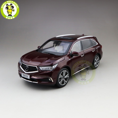 1/18 Honda ACURA MDX Sport Hybrid SUV Diecast Metal Car SUV Model Toys For Kids Boy Girl Gift Collection Hobby Red