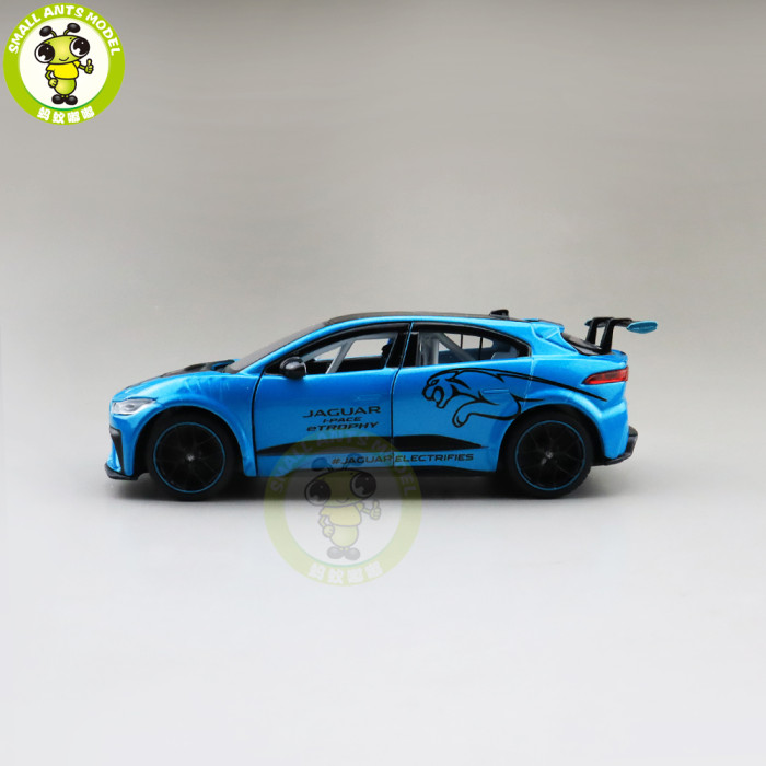 1/36 JACKIEKIM Jaguar I-PACE eTROPHY Diecast Model CAR Toys for kids Pull Back Boys Girls gifts
