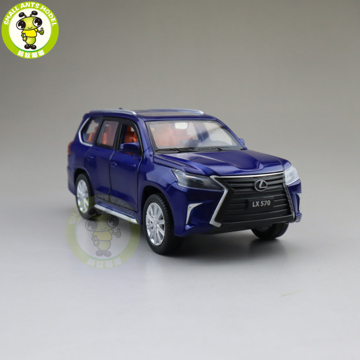 1/32 JACKIEKIM Toyota Lexus LX570 SUV Diecast Model CAR Toys for kids Sound Lighting Pull Back Car Boy Girl gifts