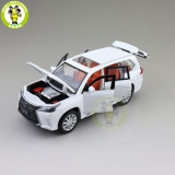 1/32 JACKIEKIM Toyota Lexus LX570 SUV Diecast Model CAR Toys for kids Sound Lighting Pull Back Car Boy Girl gifts