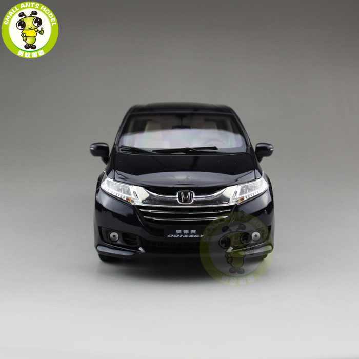 1/18 Honda MPV Odyssey Commercial vehicle Diecast Metal MPV Car SUV Model Toys Boy Girl Gift Collection Hobby Dark Blue