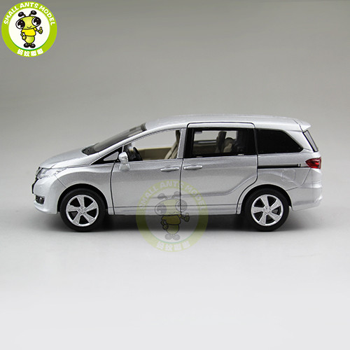 1/32 JKM Honda Odyssey 2015 MPV Diecast Metal Model CAR Toys for kids children Sound Lighting Pull Back gifts collection hobby