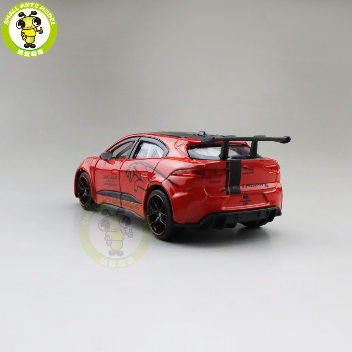 1/36 JACKIEKIM Jaguar I-PACE eTROPHY Diecast Model CAR Toys for kids Pull Back Boys Girls gifts