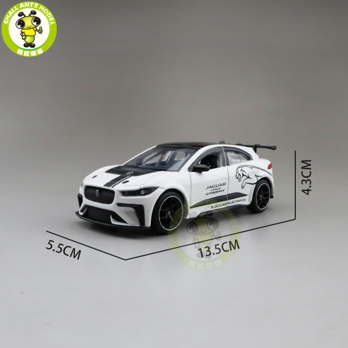1/36 JACKIEKIM Jaguar I-PACE eTROPHY Diecast Model CAR Toys for kids Pull Back Boys Girls gifts