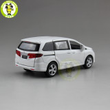 1/32 JKM Honda Odyssey 2015 MPV Diecast Metal Model CAR Toys for kids children Sound Lighting Pull Back gifts collection hobby