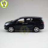1/32 JKM Honda Odyssey 2015 MPV Diecast Metal Model CAR Toys for kids children Sound Lighting Pull Back gifts collection hobby