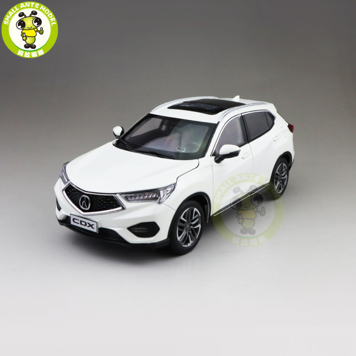 1/18 Honda ACURA CDX SUV Diecast Metal Car SUV Model Toys For Kids Boy Girl Gift Collection Hobby White