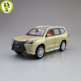 1/32 JACKIEKIM Toyota Lexus LX570 SUV Diecast Model CAR Toys for kids Sound Lighting Pull Back Car Boy Girl gifts