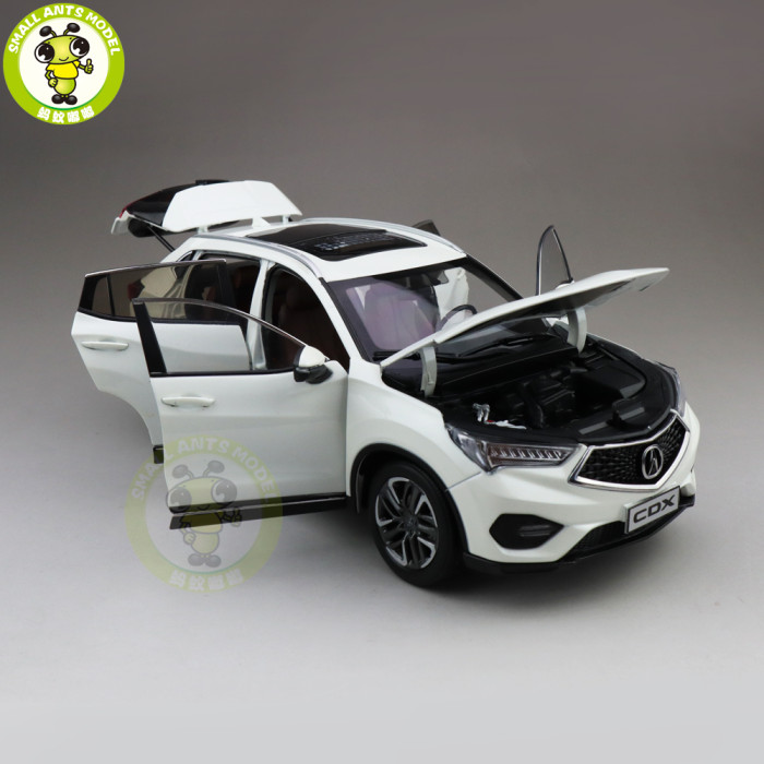 1/18 Honda ACURA CDX SUV Diecast Metal Car SUV Model Toys For Kids Boy Girl Gift Collection Hobby White