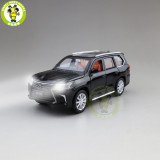 1/32 JACKIEKIM Toyota Lexus LX570 SUV Diecast Model CAR Toys for kids Sound Lighting Pull Back Car Boy Girl gifts