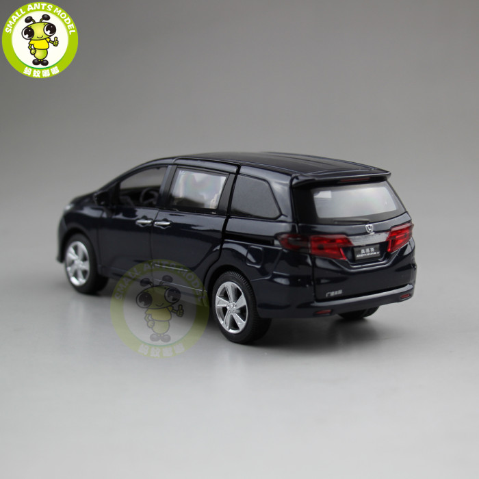 1/32 JKM Honda Odyssey 2015 MPV Diecast Metal Model CAR Toys for kids children Sound Lighting Pull Back gifts collection hobby