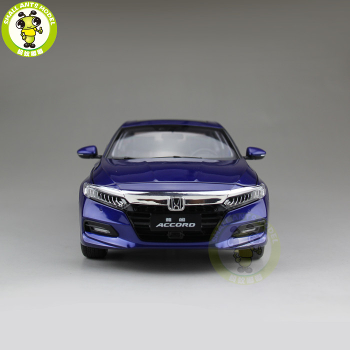 1/18 Honda Accord 10th Sedan Diecast Metal Car Model Toys Boy Girl Gift Collection Hobby Blue