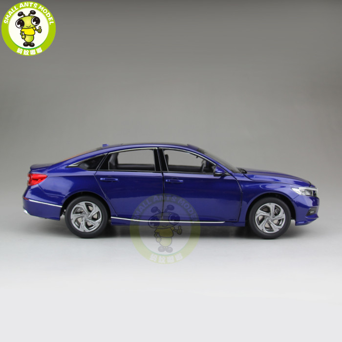 1/18 Honda Accord 10th Sedan Diecast Metal Car Model Toys Boy Girl Gift Collection Hobby Blue