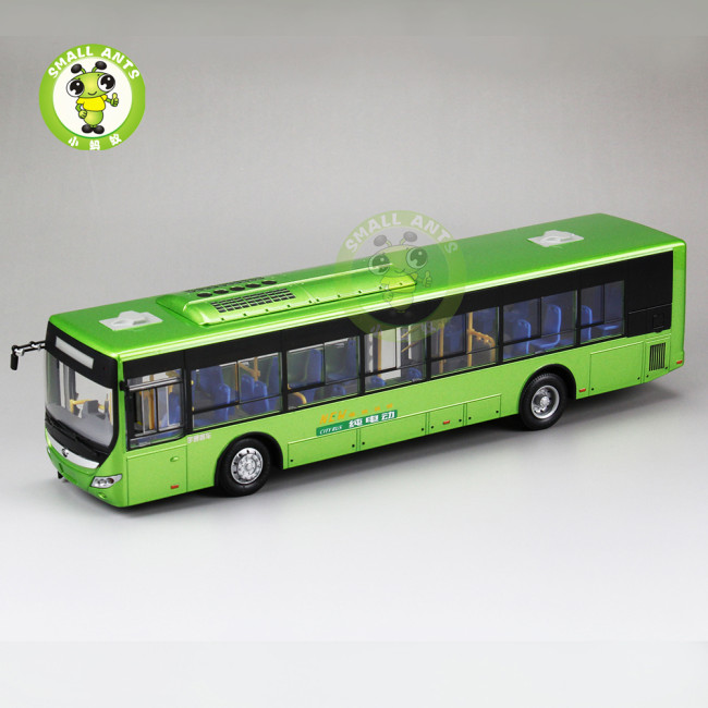 1/43 China YuTong E12 Electric City Bus Coach Car Diecast Metal Model Car Bus Toys Gifts