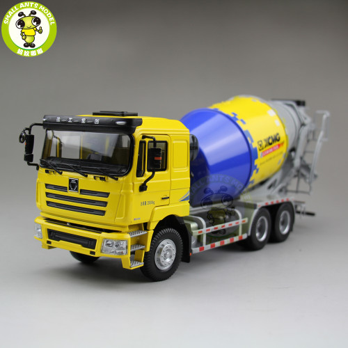 1/35 XCMG MAN Schwing Concrete Mixing Truck Construction Machinery Diecast Model Toy Hobby Yellow