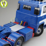 1/18 Scania Lbt 141 Tractor Truck Asg 3-Assi 1976 ROAD-KINGS Diecast Car Truck Model Toys for kids Gift Blue & White