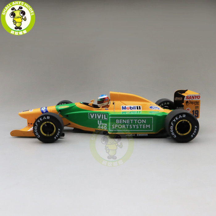 1/18 Minichamps BENETTON FORD B192 - WINNER SPA 1992 Diecast Racing Car Model Toys Gifts