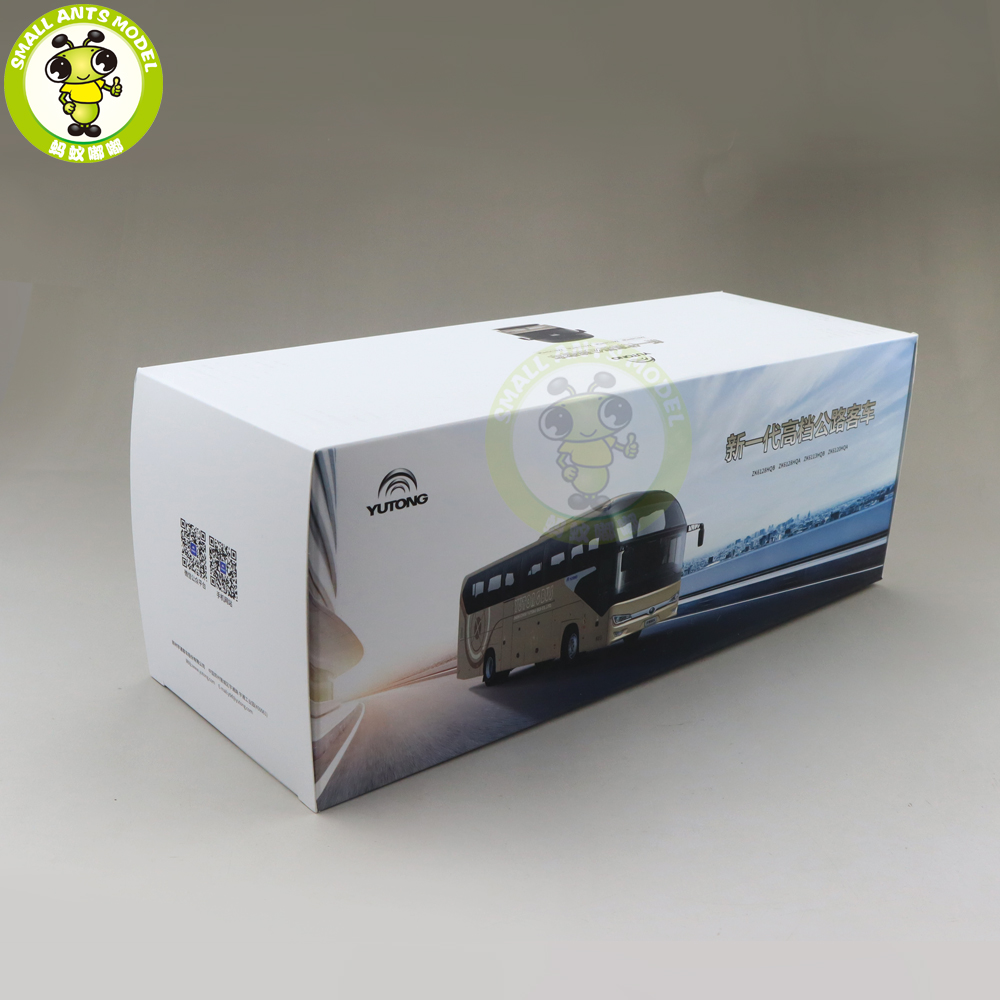 1/42 YuTong Bus ZK6128HQB Bus Diecast Bus Car Model Boy Gilr Gifts