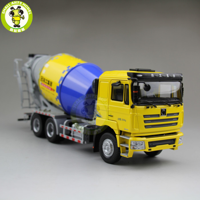 1/35 XCMG MAN Schwing Concrete Mixing Truck Construction Machinery Diecast Model Toy Hobby Yellow
