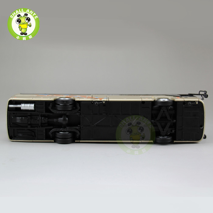 1/43 China YuTong ZK6118H Bus Coach Diecast Metal Bus Car Model Toys Kids Collection Hobby