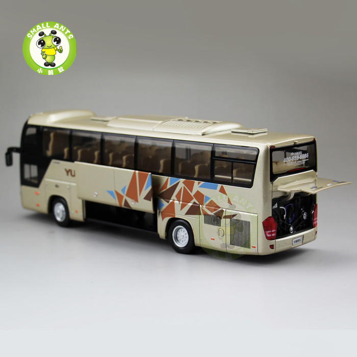 1/43 China YuTong ZK6118H Bus Coach Diecast Metal Bus Car Model Toys Kids Collection Hobby