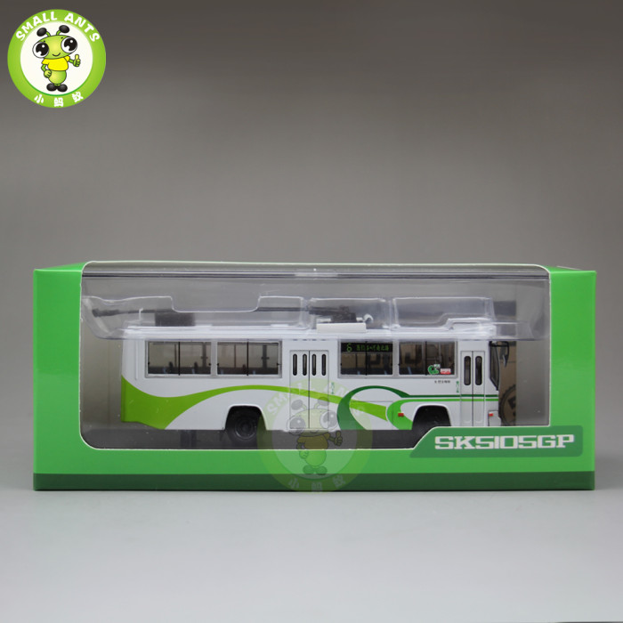 1/76 ShangHai Brand Trolleybus Bus Diecast Bus Car Model Toys Kids Gifts