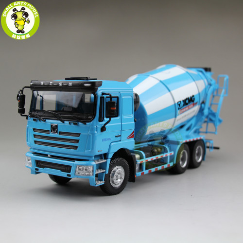 1/35 XCMG MAN Schwing Concrete Mixing Truck Construction Machinery Diecast Model Toy Hobby Blue