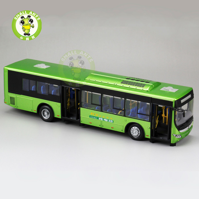 1/43 China YuTong E12 Electric City Bus Coach Car Diecast Metal