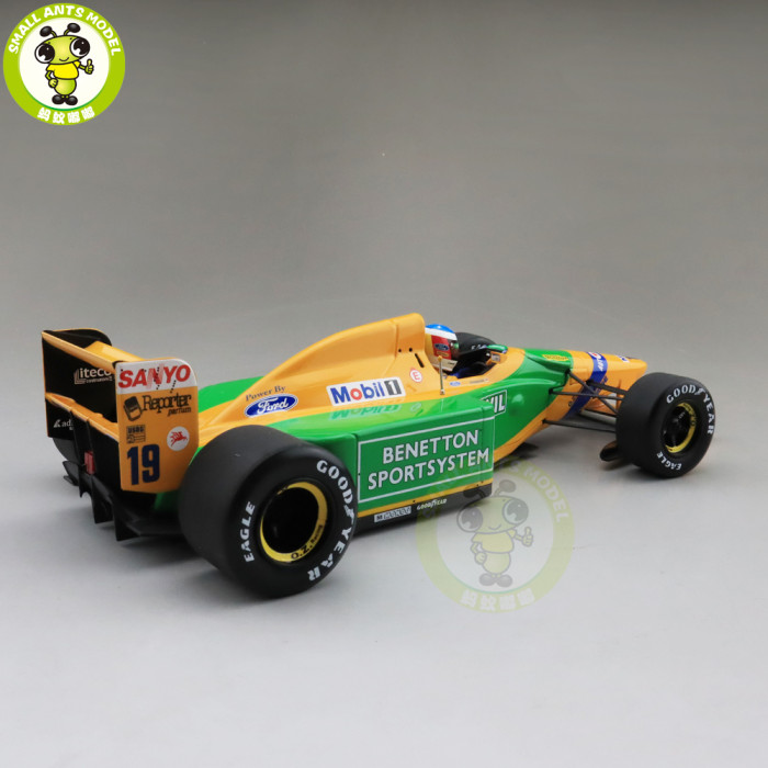 1/18 Minichamps BENETTON FORD B192 - WINNER SPA 1992 Diecast Racing Car Model Toys Gifts