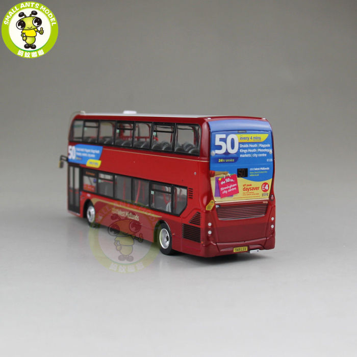 1/76 UKBUS 6502 Alexander Dennis Enviro400 diecast Double Decker car Bus model