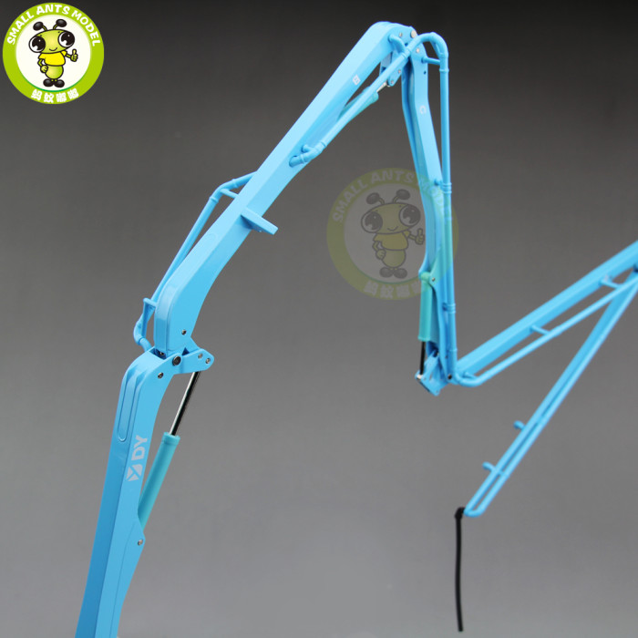 1/50 DY Actros Concrete Pump Truck Construction Machinery Diecast Model Car Blue