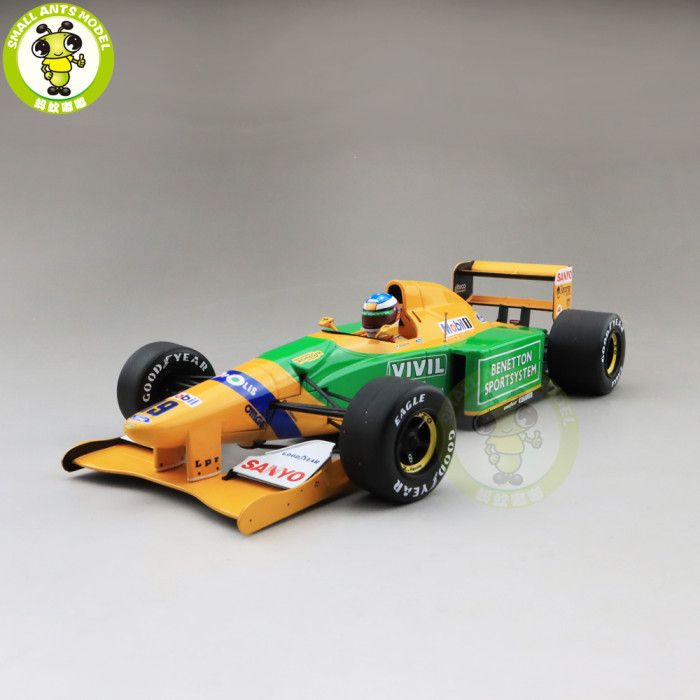 1/18 Minichamps BENETTON FORD B192 - WINNER SPA 1992 Diecast Racing Car Model Toys Gifts